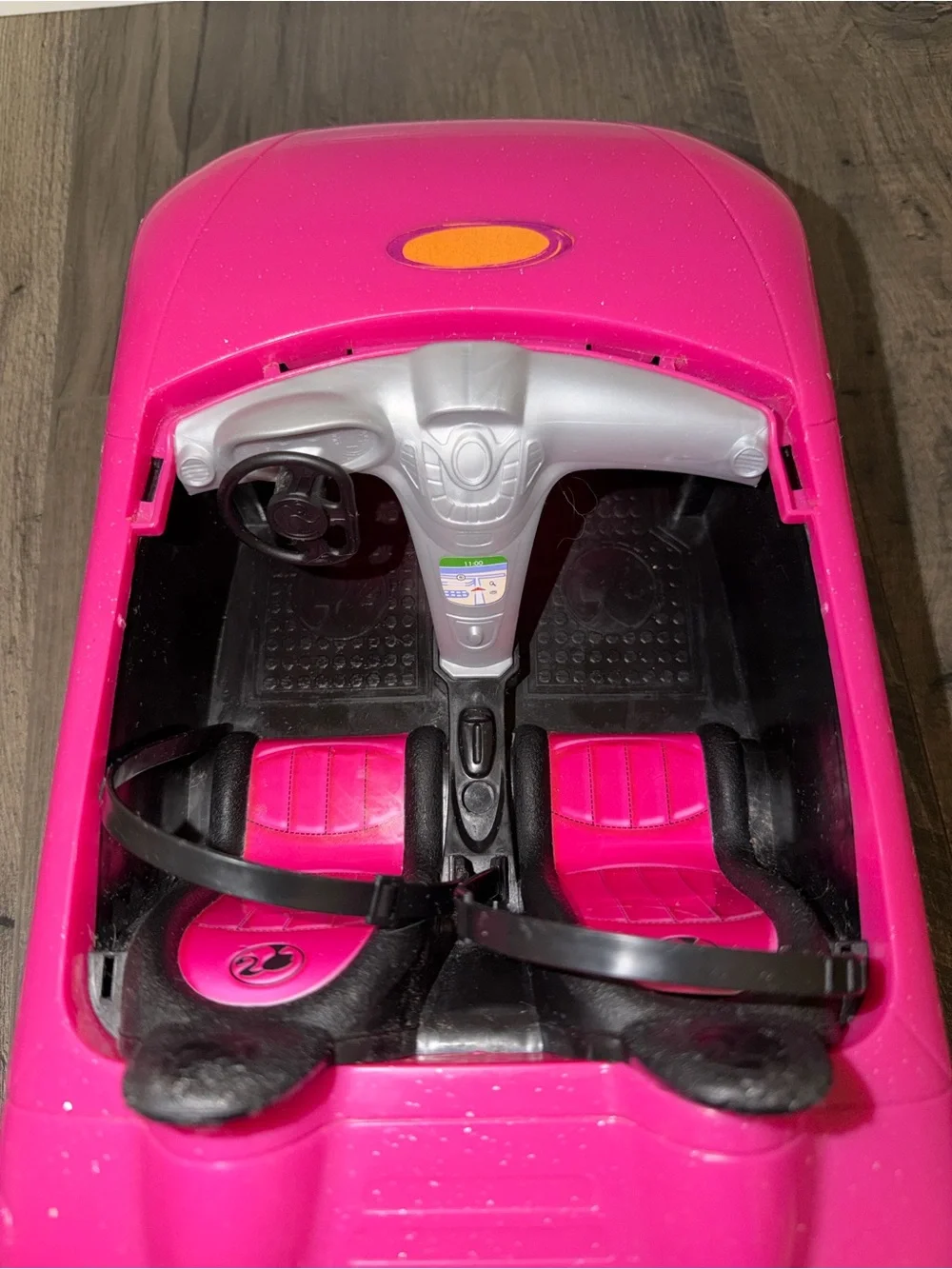 Barbie Glitter Pink Convertible Doll Car